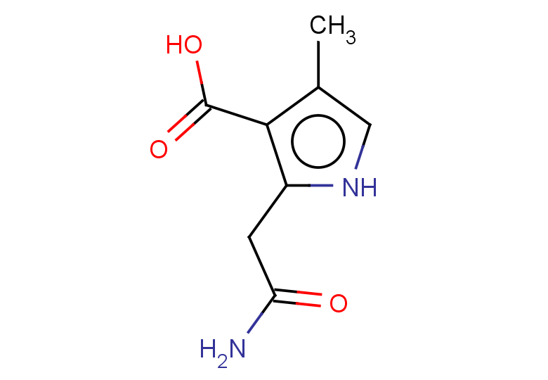 2-(carbamoylmethyl)-4-methyl-1H-pyrrole-3-carboxylic acid