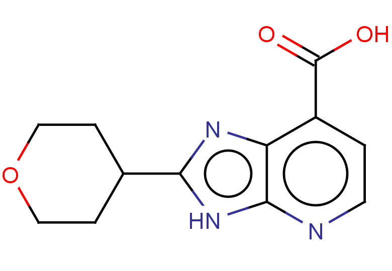 2-(oxan-4-yl)-3H-imidazo[4,5-b]pyridine-7-carboxylic acid