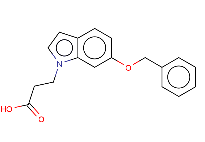 3-[6-(benzyloxy)-1H-indol-1-yl]propanoic acid