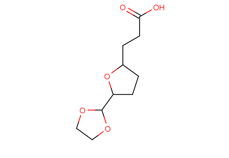 3-[5-(1,3-dioxolan-2-yl)oxolan-2-yl]propanoic acid, Mixture of diastereomers
