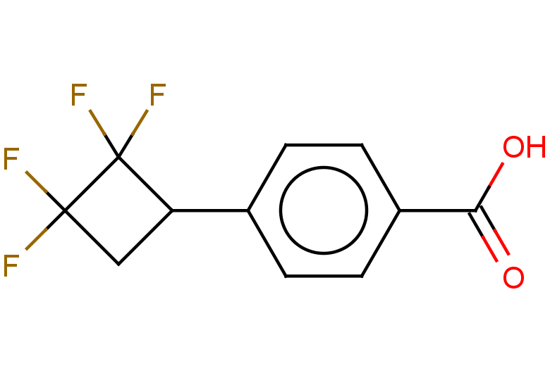 4-(2,2,3,3-tetrafluorocyclobutyl)benzoic acid