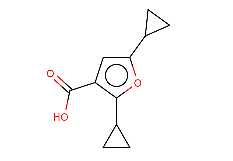 2,5-dicyclopropylfuran-3-carboxylic acid