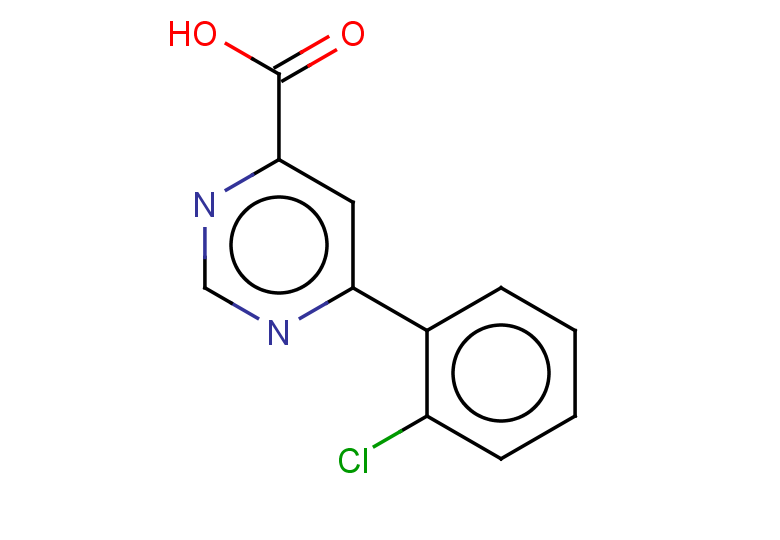 6-(2-chlorophenyl)pyrimidine-4-carboxylic acid