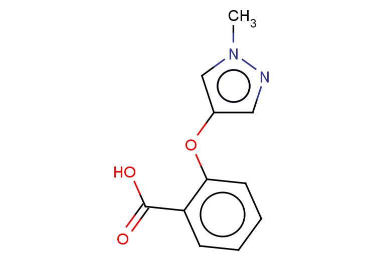 2-[(1-methyl-1H-pyrazol-4-yl)oxy]benzoic acid
