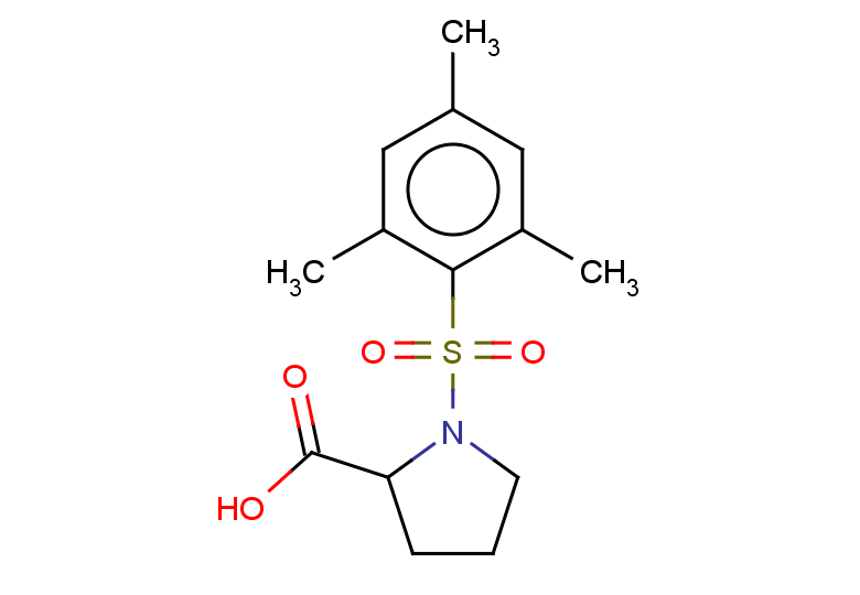 1-(2,4,6-trimethylbenzenesulfonyl)pyrrolidine-2-carboxylic acid
