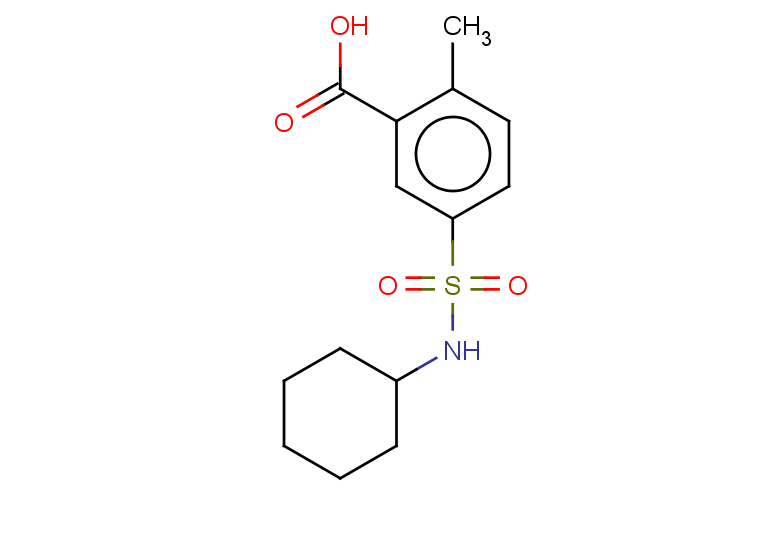 5-(cyclohexylsulfamoyl)-2-methylbenzoic acid