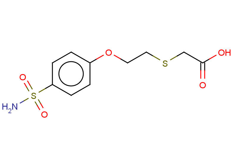 2-{[2-(4-sulfamoylphenoxy)ethyl]sulfanyl}acetic acid