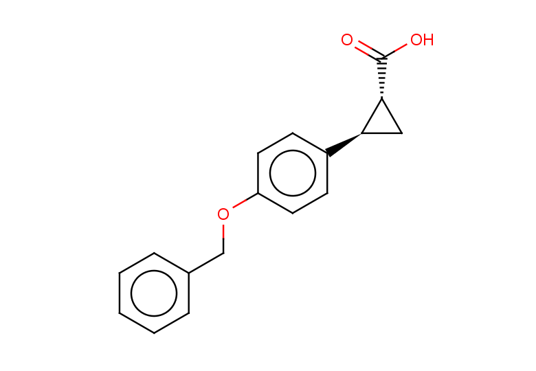 rac-(1R,2R)-2-[4-(benzyloxy)phenyl]cyclopropane-1-carboxylic acid, trans