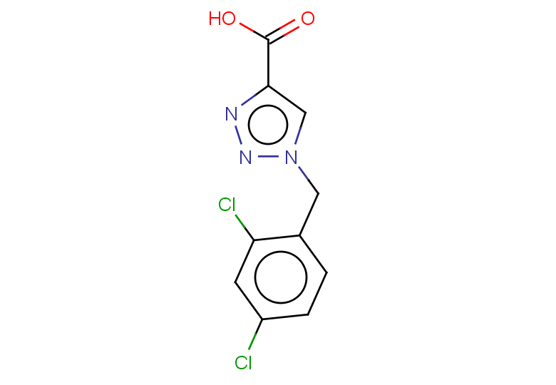 1-[(2,4-dichlorophenyl)methyl]-1H-1,2,3-triazole-4-carboxylic acid