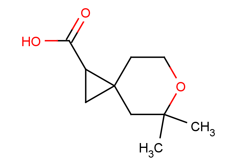5,5-dimethyl-6-oxaspiro[2.5]octane-1-carboxylic acid, Mixture of diastereomers