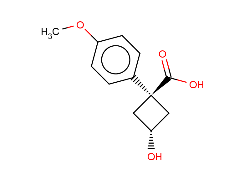 rac-(1r,3r)-3-hydroxy-1-(4-methoxyphenyl)cyclobutane-1-carboxylic acid