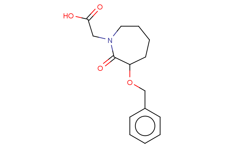 2-[3-(benzyloxy)-2-oxoazepan-1-yl]acetic acid