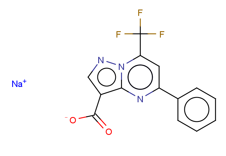 sodium 5-phenyl-7-(trifluoromethyl)pyrazolo[1,5-a]pyrimidine-3-carboxylate