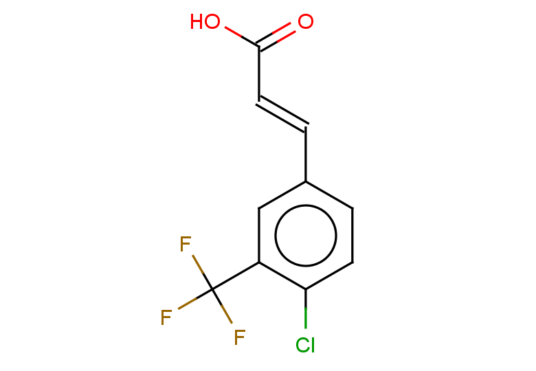 (2E)-3-[4-chloro-3-(trifluoromethyl)phenyl]prop-2-enoic acid