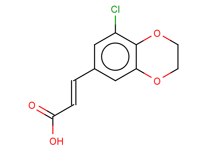 (2E)-3-(8-chloro-2,3-dihydro-1,4-benzodioxin-6-yl)prop-2-enoic acid