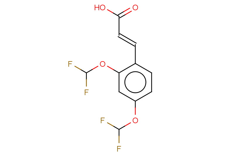 (2E)-3-[2,4-bis(difluoromethoxy)phenyl]prop-2-enoic acid