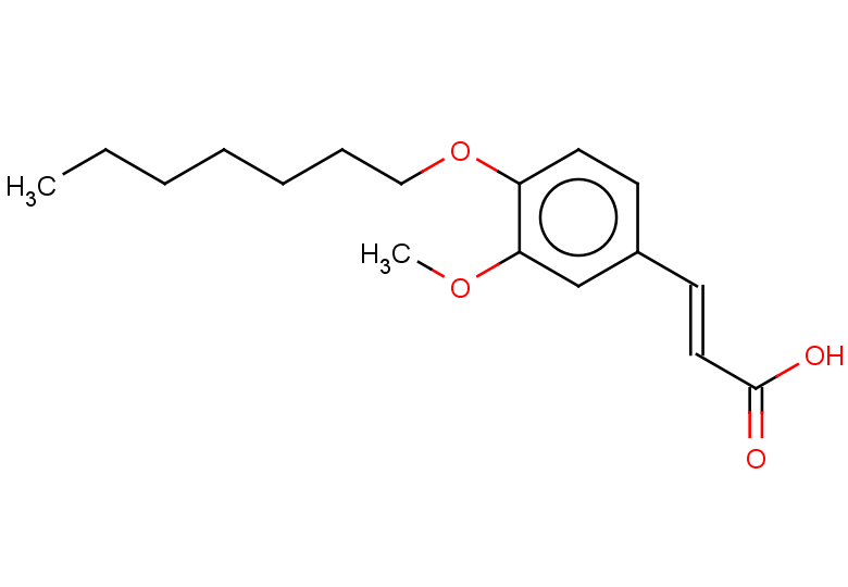 (2E)-3-[4-(heptyloxy)-3-methoxyphenyl]prop-2-enoic acid