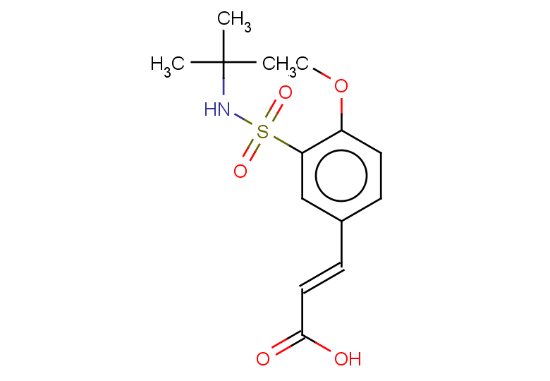 (2E)-3-[3-(tert-butylsulfamoyl)-4-methoxyphenyl]prop-2-enoic acid