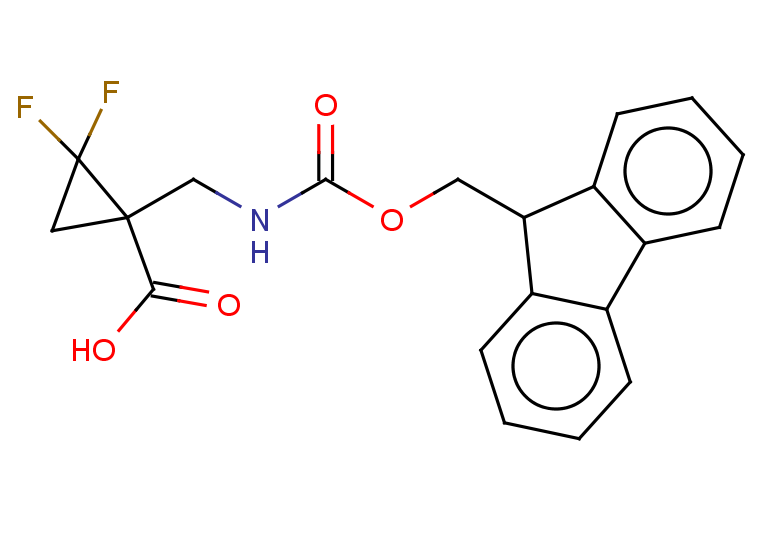 1-[({[(9H-fluoren-9-yl)methoxy]carbonyl}amino)methyl]-2,2-difluorocyclopropane-1-carboxylic acid