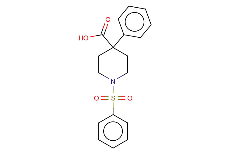 1-(benzenesulfonyl)-4-phenylpiperidine-4-carboxylic acid