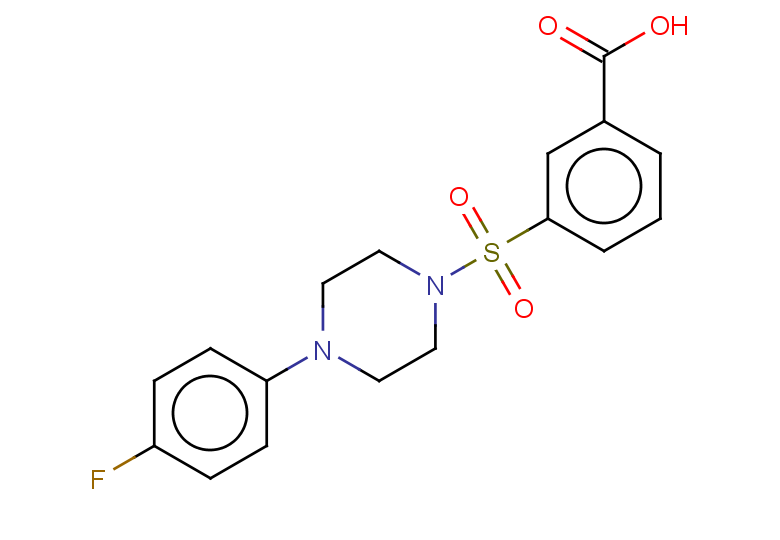 3-{[4-(4-fluorophenyl)piperazin-1-yl]sulfonyl}benzoic acid