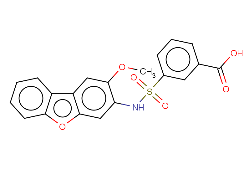 3-({4-methoxy-8-oxatricyclo[7.4.0.0,2,7]trideca-1(9),2(7),3,5,10,12-hexaen-5-yl}sulfamoyl)benzoic acid