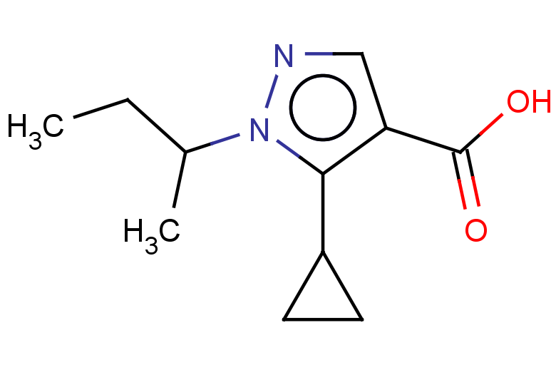 1-(butan-2-yl)-5-cyclopropyl-1H-pyrazole-4-carboxylic acid