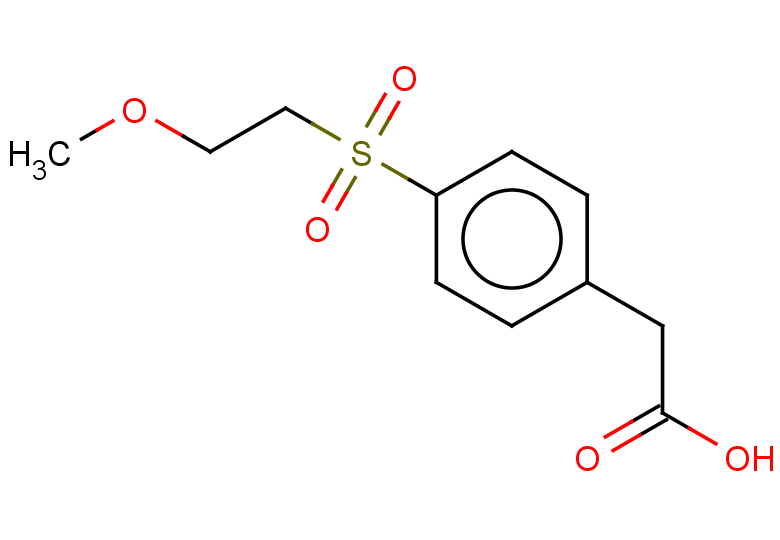 2-[4-(2-methoxyethanesulfonyl)phenyl]acetic acid