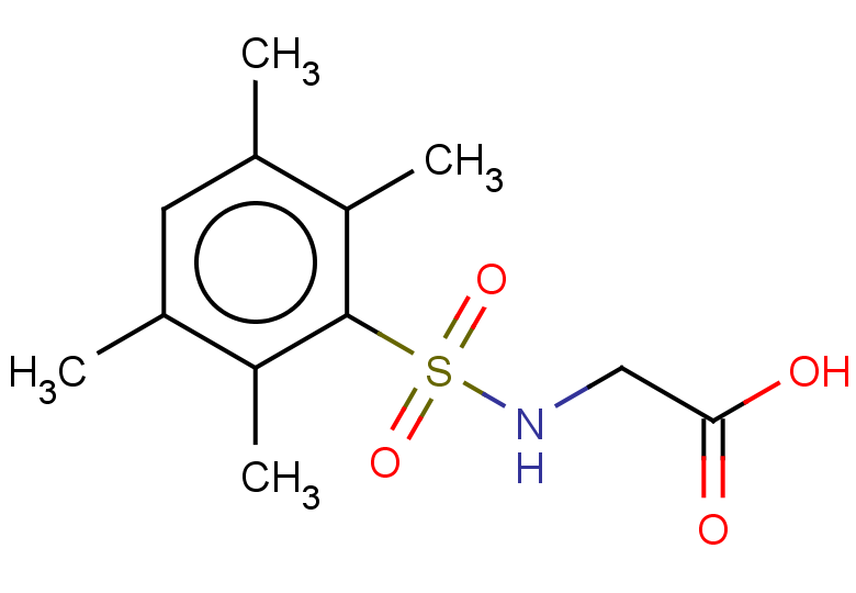 2-(2,3,5,6-tetramethylbenzenesulfonamido)acetic acid