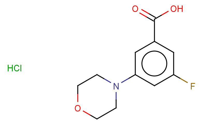 3-fluoro-5-(morpholin-4-yl)benzoic acid hydrochloride