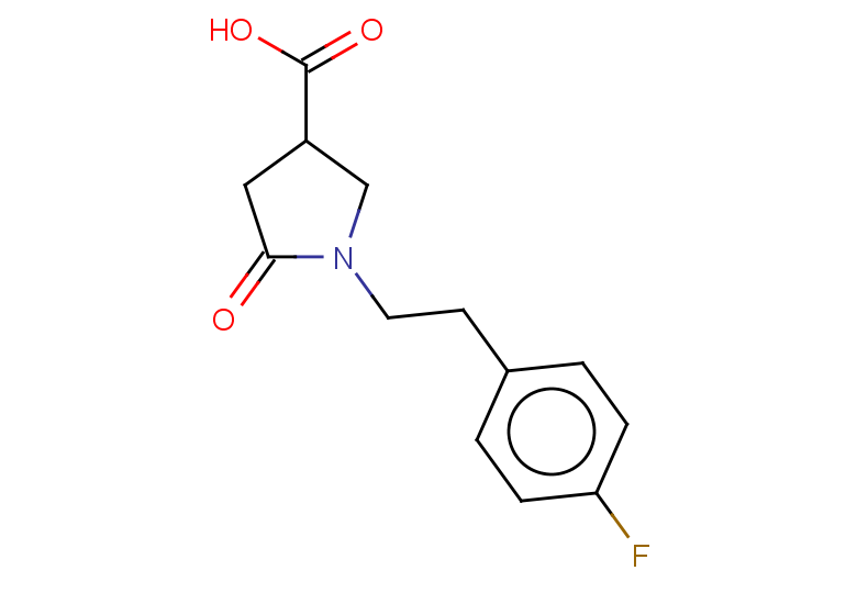 1-[2-(4-fluorophenyl)ethyl]-5-oxopyrrolidine-3-carboxylic acid