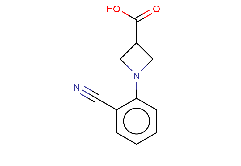 1-(2-cyanophenyl)azetidine-3-carboxylic acid