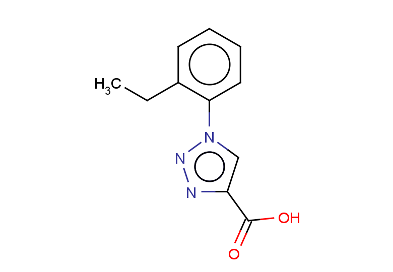 1-(2-ethylphenyl)-1H-1,2,3-triazole-4-carboxylic acid