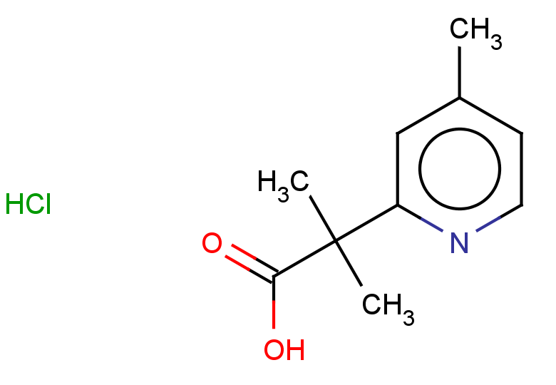 2-methyl-2-(4-methylpyridin-2-yl)propanoic acid hydrochloride