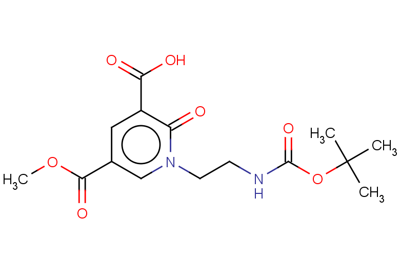 1-(2-{[(tert-butoxy)carbonyl]amino}ethyl)-5-(methoxycarbonyl)-2-oxo-1,2-dihydropyridine-3-carboxylic acid