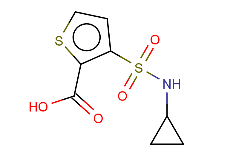 3-(cyclopropylsulfamoyl)thiophene-2-carboxylic acid
