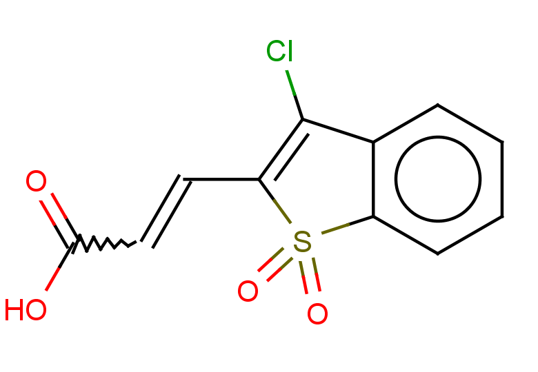 3-(3-chloro-1,1-dioxo-1lambda6-benzothiophen-2-yl)prop-2-enoic acid