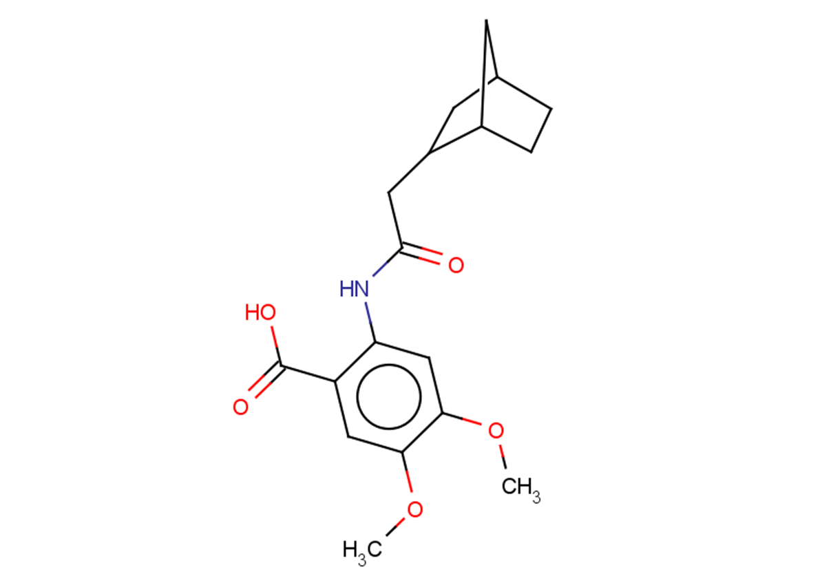 2-(2-{bicyclo[2.2.1]heptan-2-yl}acetamido)-4,5-dimethoxybenzoic acid