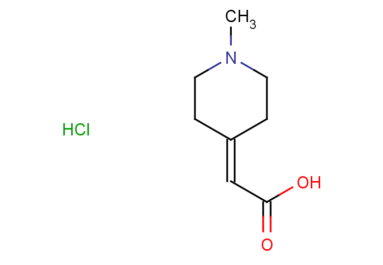 2-(1-methylpiperidin-4-ylidene)acetic acid hydrochloride