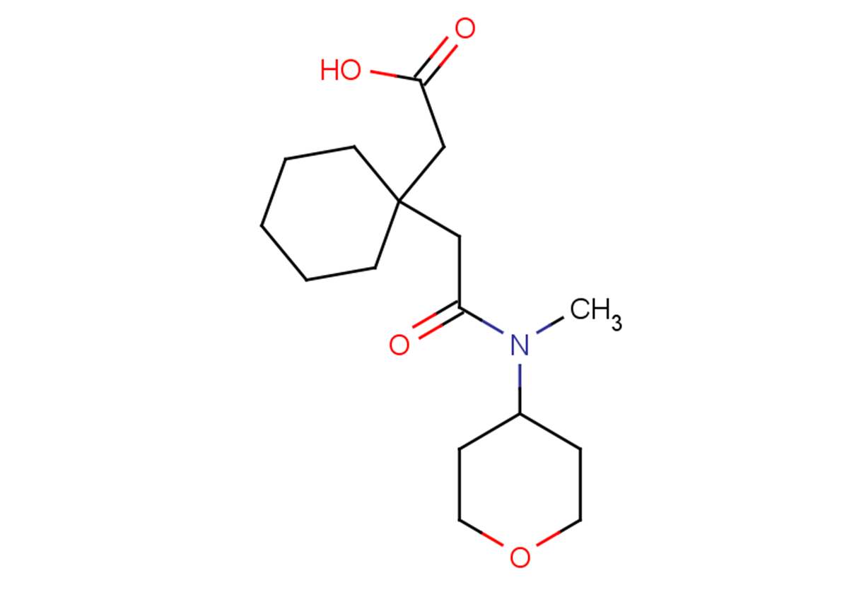 2-(1-{[methyl(oxan-4-yl)carbamoyl]methyl}cyclohexyl)acetic acid