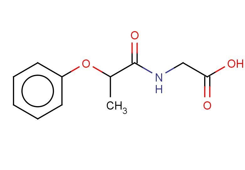 2-(2-phenoxypropanamido)acetic acid