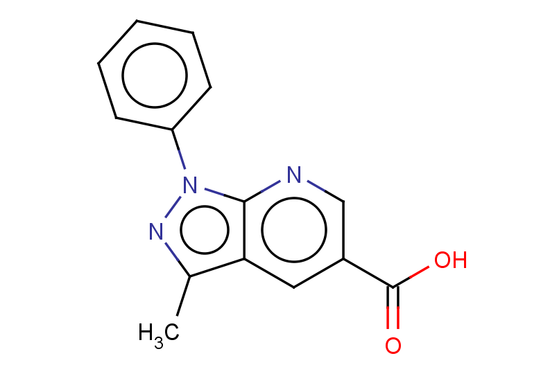 3-methyl-1-phenyl-1H-pyrazolo[3,4-b]pyridine-5-carboxylic acid