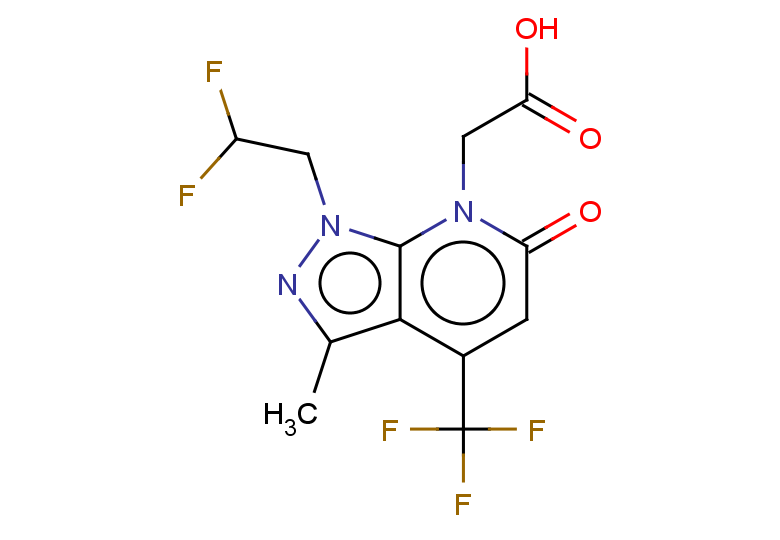 2-[1-(2,2-difluoroethyl)-3-methyl-6-oxo-4-(trifluoromethyl)-1H,6H,7H-pyrazolo[3,4-b]pyridin-7-yl]acetic acid