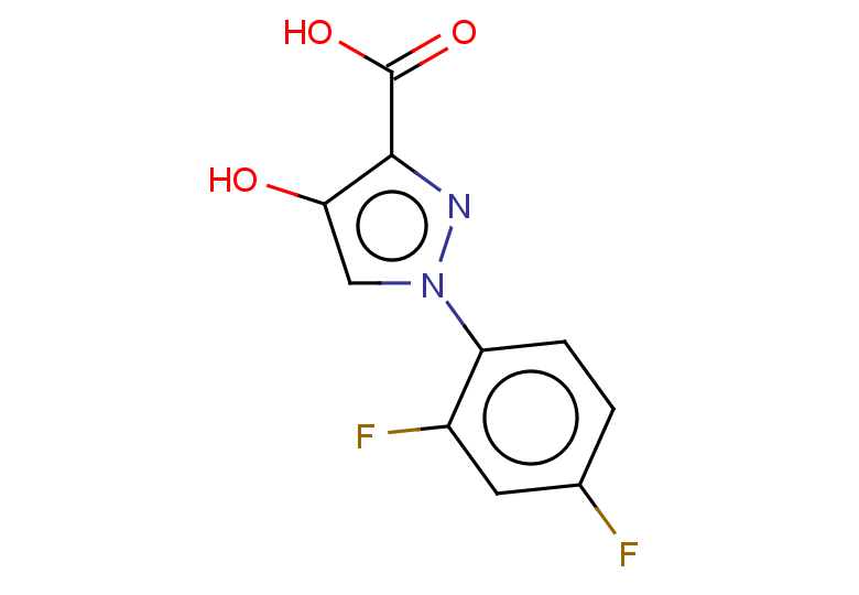 1-(2,4-difluorophenyl)-4-hydroxy-1H-pyrazole-3-carboxylic acid