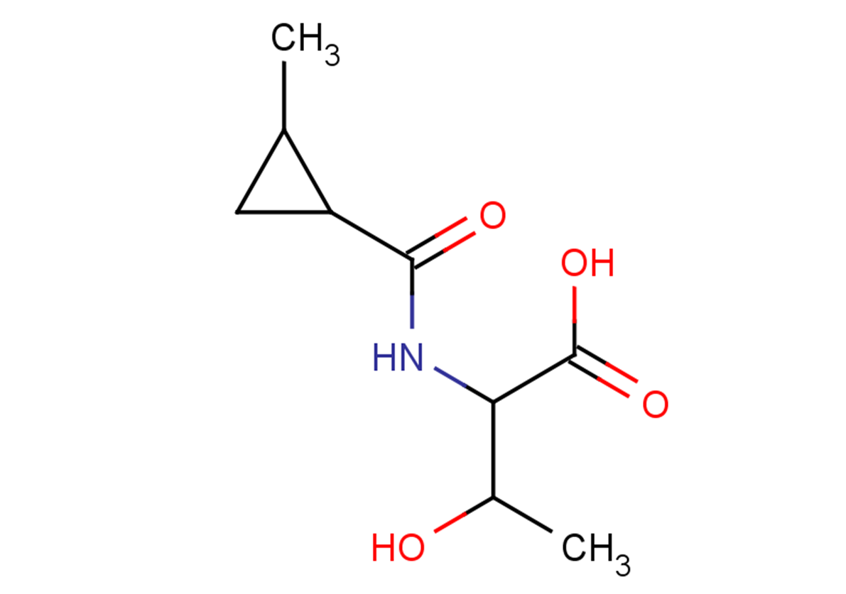 3-hydroxy-2-[(2-methylcyclopropyl)formamido]butanoic acid