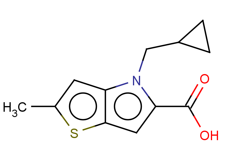 4-CYCLOPROPYLMETHYL-2-METHYL-4H-THIENO[3,2-B]PYRROLE-5-CARBOXYLIC ACID