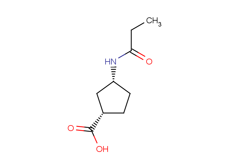 rac-(1R,3S)-3-propanamidocyclopentane-1-carboxylic acid