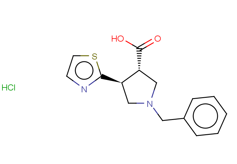 rac-(3R,4R)-1-benzyl-4-(1,3-thiazol-2-yl)pyrrolidine-3-carboxylic acid hydrochloride