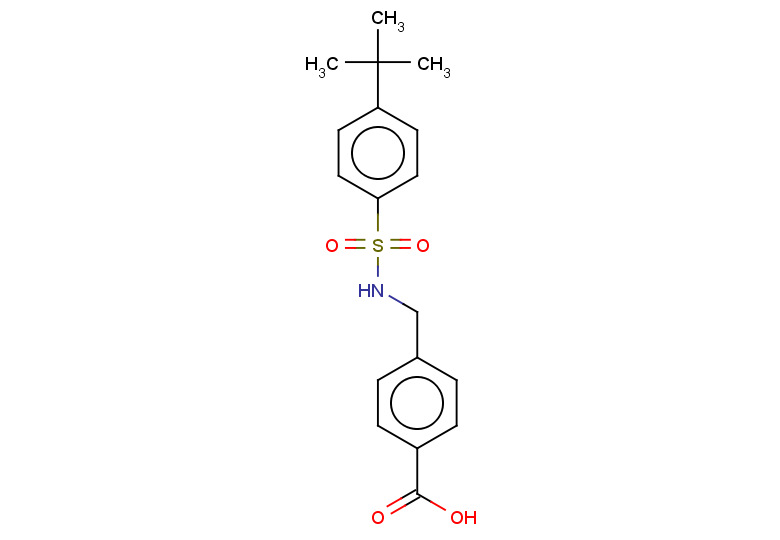 4-(4-tert-butylbenzenesulfonamidomethyl)benzoic acid