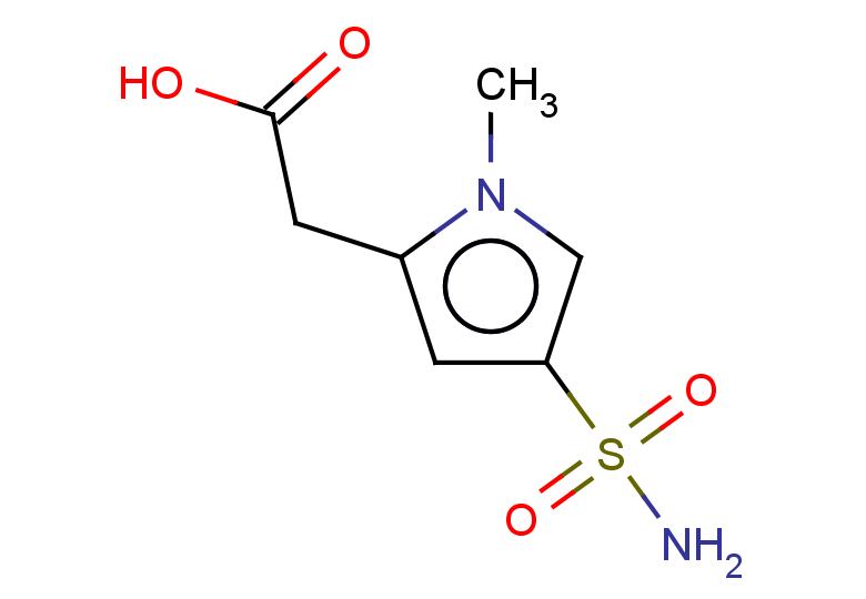 2-(1-methyl-4-sulfamoyl-1H-pyrrol-2-yl)acetic acid